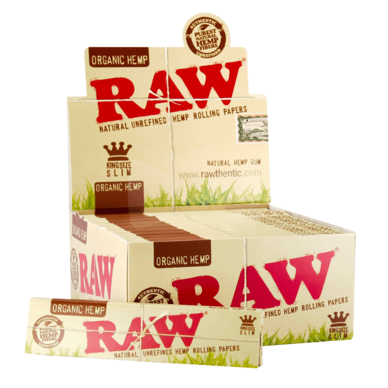 RAW Organic Hemp Rolling Papers King Size Slim