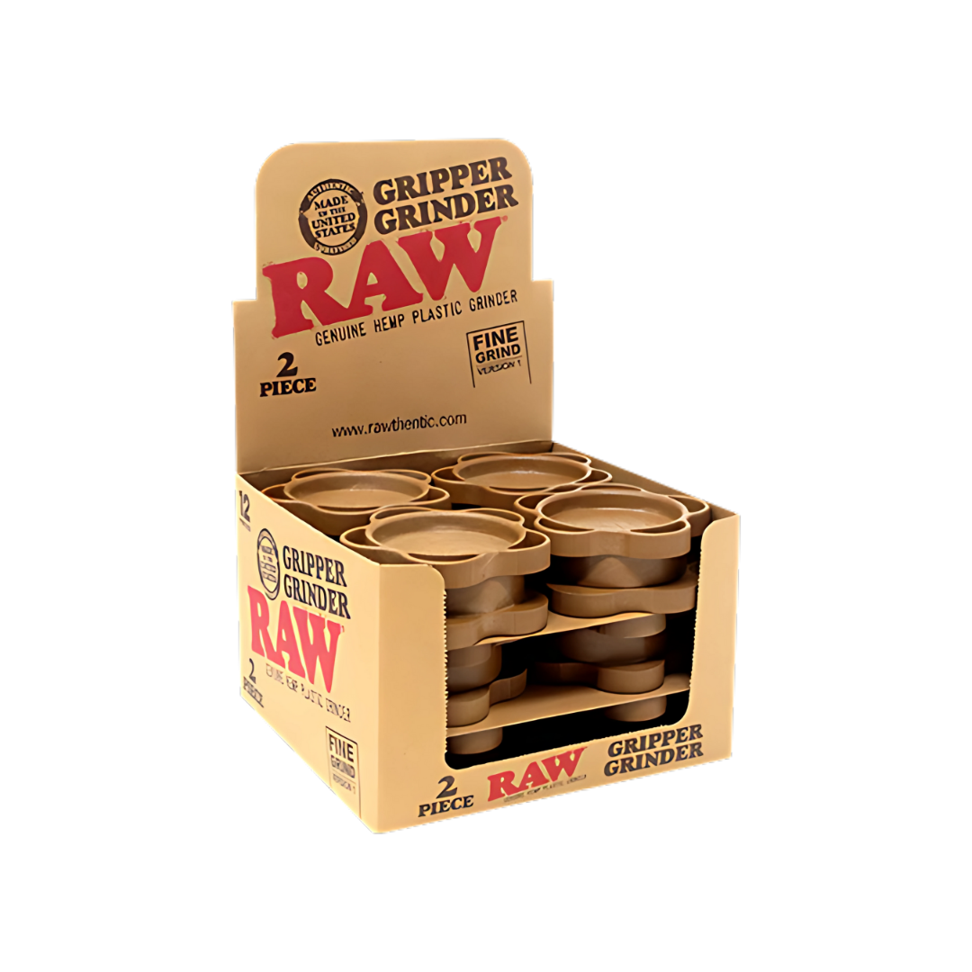 RAW 2-Piece Hemp Plastic Grinders
