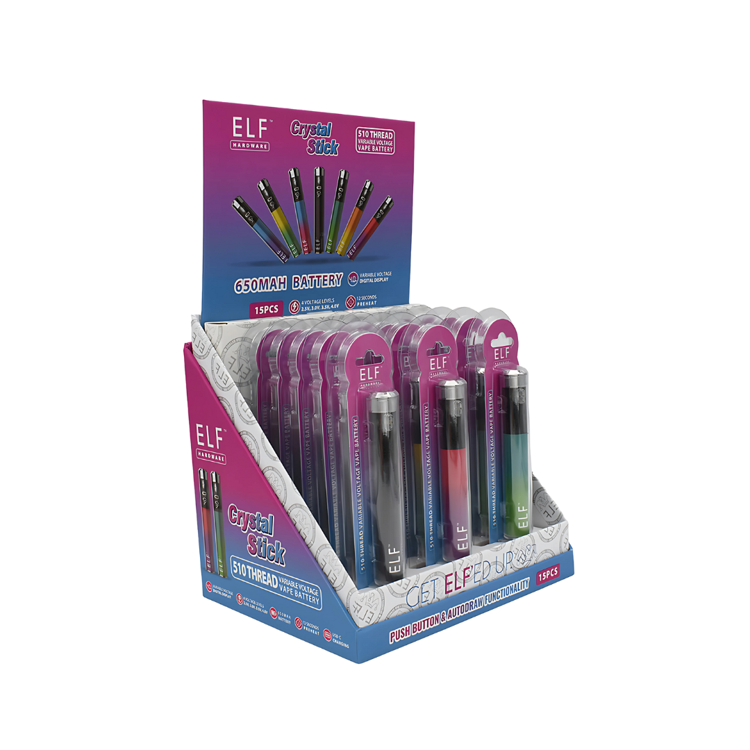 ELF Hardware Crystal Stick 510 Battery Display