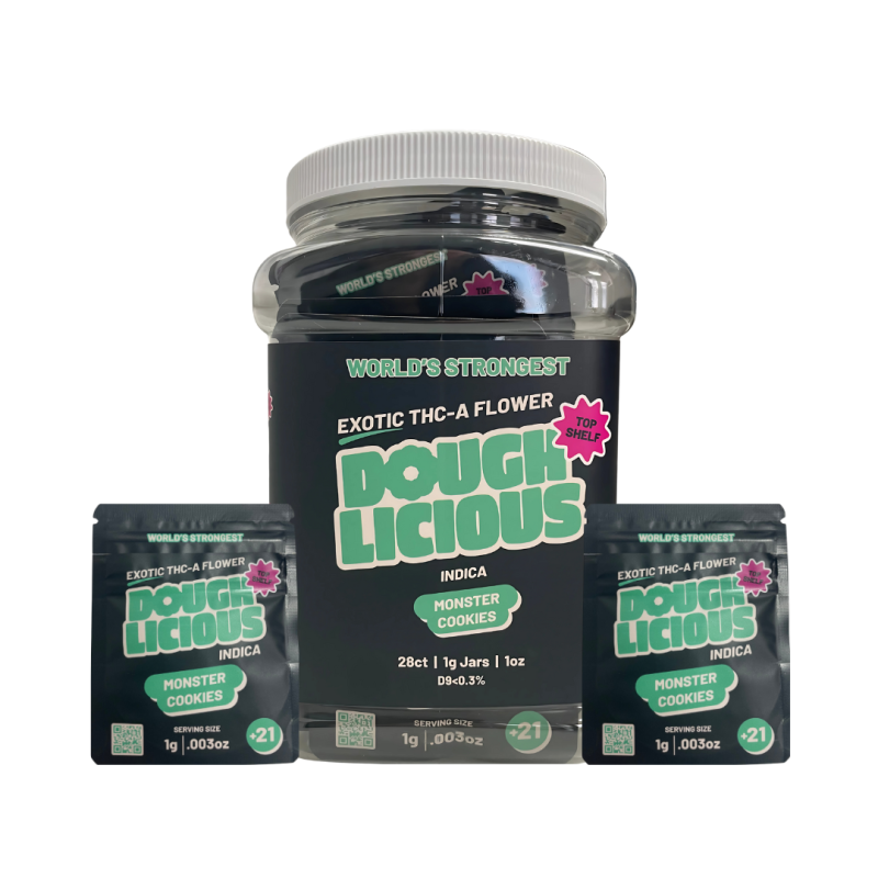 Doughlicious 1g THCA Flower Jars