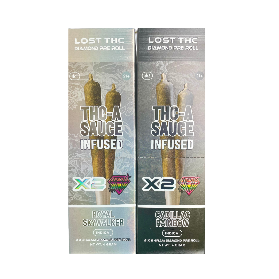 Lost THC THCA Diamond Pre-Rolls | 2x2g