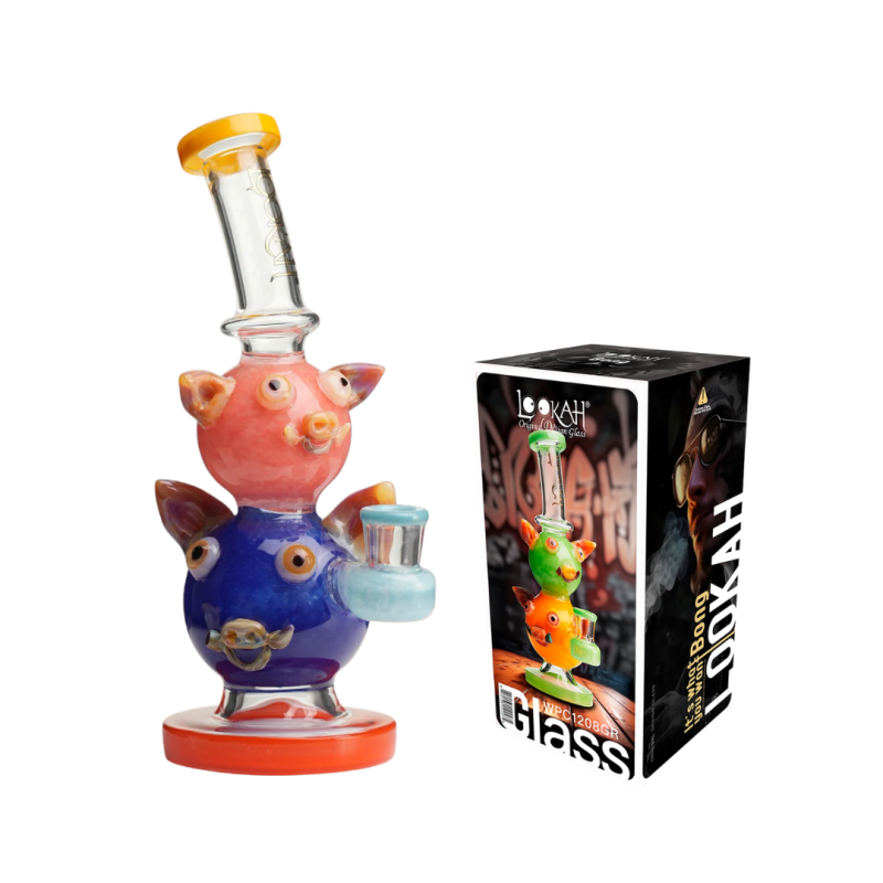 Lookah 10 Cute Double Piggy Dab Rig