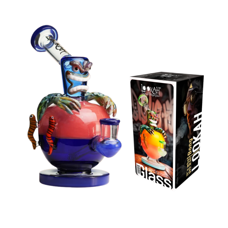 Lookah 8" Mini Poison Apple Glass Water Pipe (WPC 1210)